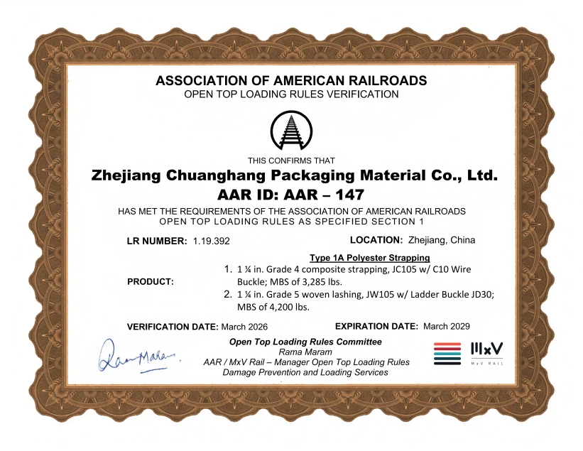 Strapping Kompost Anpack U Irbit Minsuġ Ivverifikat Mill-AAR